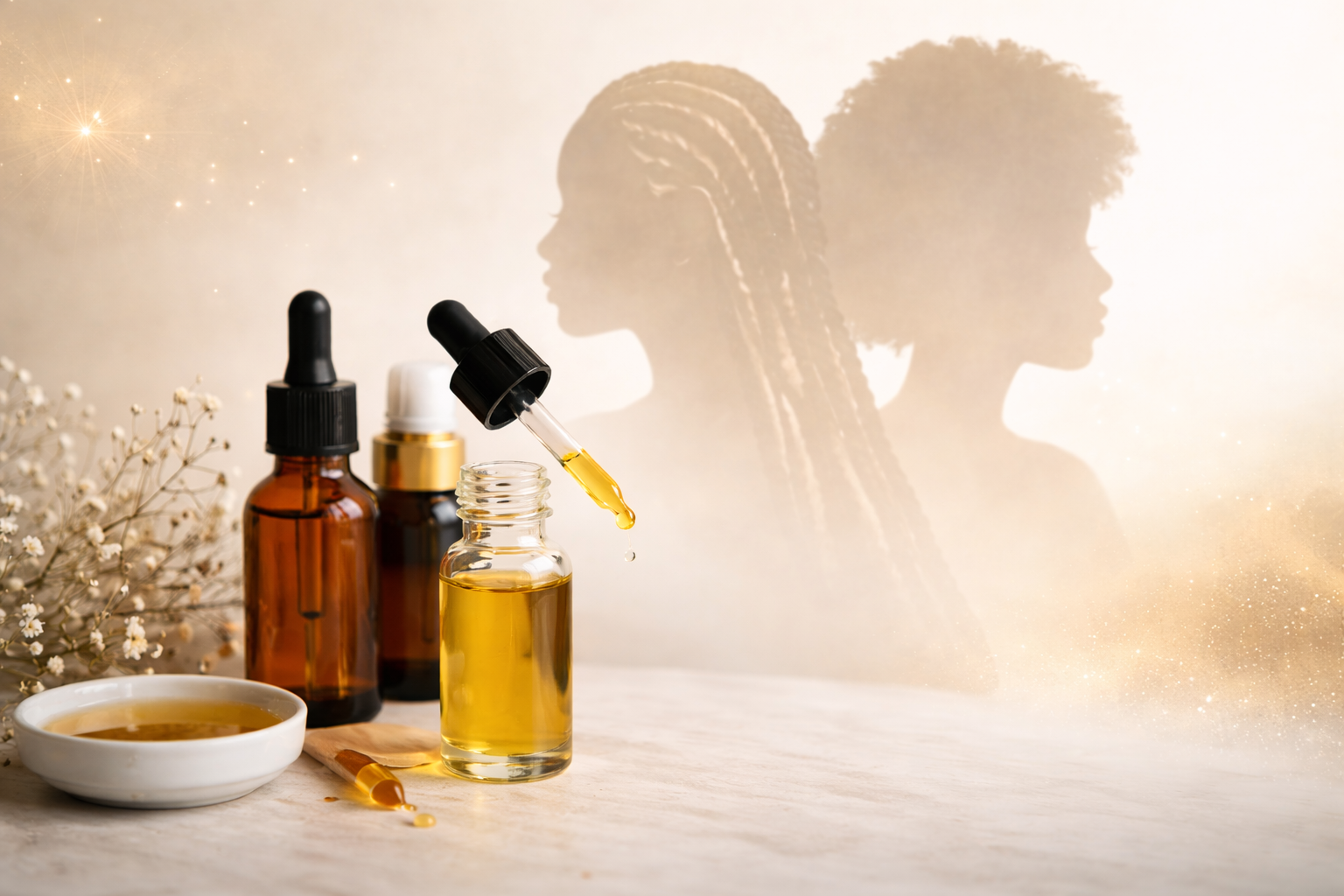 Aceites naturales TrenzasLadyMikue y Dominique Cosmétique